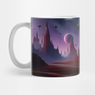 Landscape on an Alien Planet Mug